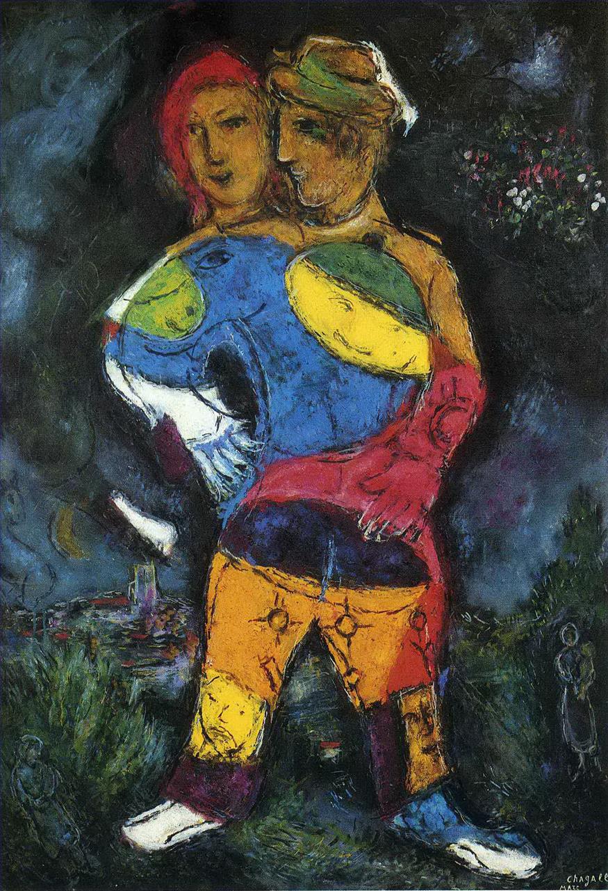 Der wandelnde Zeitgenosse Marc Chagall Ölgemälde